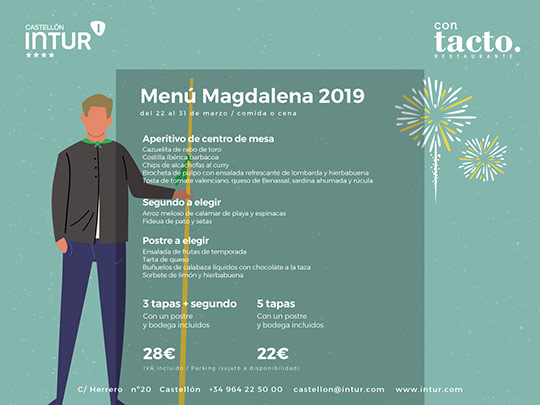 Menú Magdalena 2019 en el restaurante conTacto