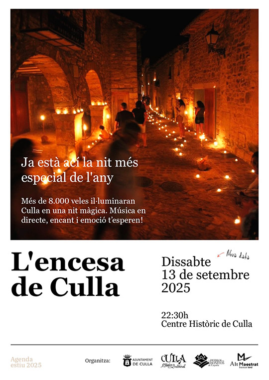 Culla se prepara para vivir una noche mágica con “l’Encesa de Culla” Culla se prepara para vivir una noche mágica con “l’Encesa de Culla”