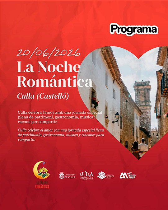 Culla convierte su casco histórico en el escenario perfecto para La Noche Romántica