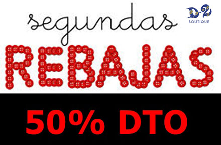Ya llegaron las 2ª rebajas a Boutique D-2