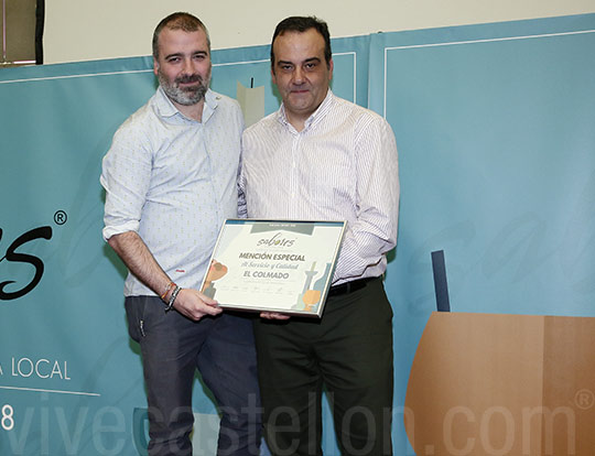 El Colmado, mención especial al servicio y a la calidad en Sabores Castellón El Colmado, mención especial al servicio y a la calidad en Sabores Castellón