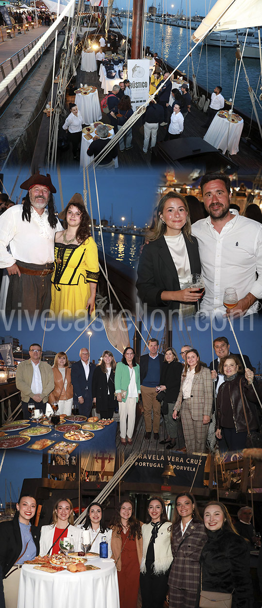 Cocktail en la carabela Vera Cruz