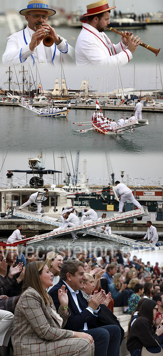 40 personas participan en las justas marineras