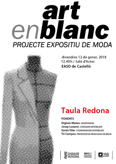 Mesa redonda del proyecto ARTENBLANC en EASD Mesa redonda del proyecto ARTENBLANC en EASD