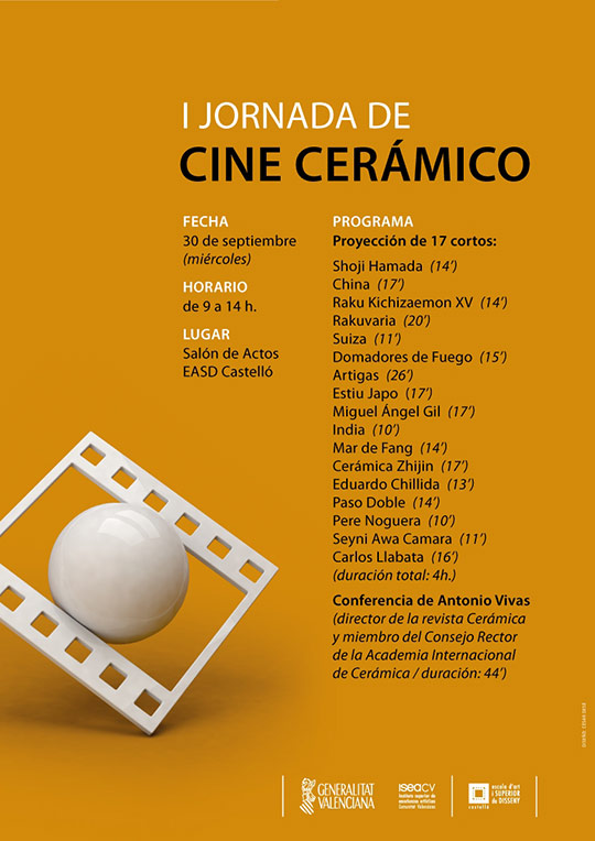 I Jornada de Cine Cerámico en la Escola d’Art i Superior de Disseny de Castelló