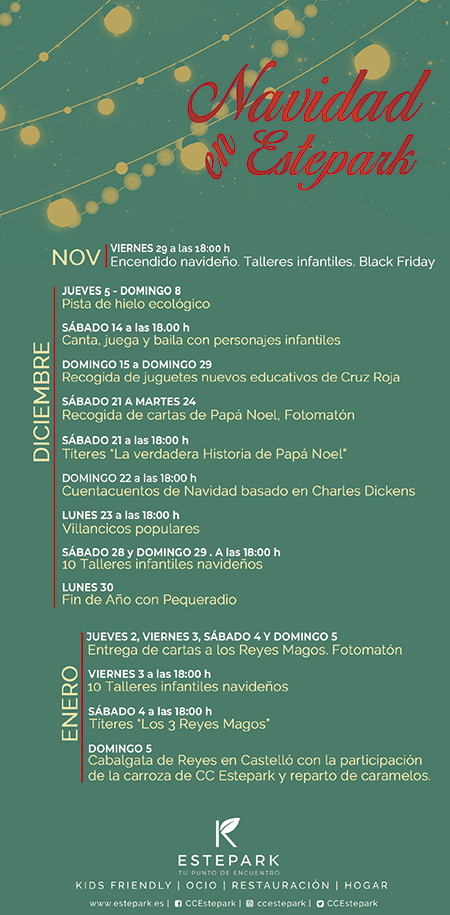 Comienza la Navidad en el CC Estepark Comienza la Navidad en el CC Estepark