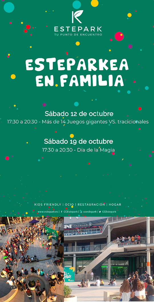 Actividades para la familia en CC Estepark