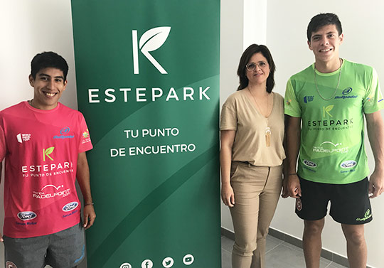 Chingotto y Tello, las caras de Estepark en el mundo del pádel 