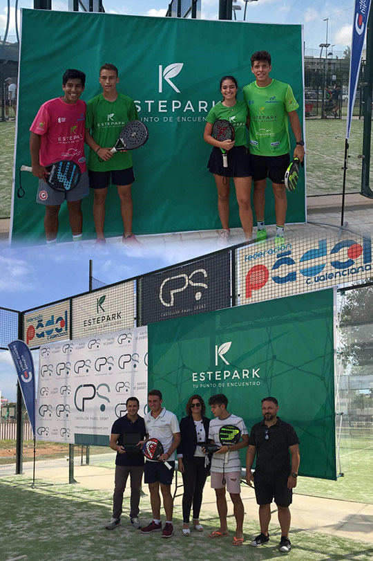 El pádel, deporte protagonista con Estepark