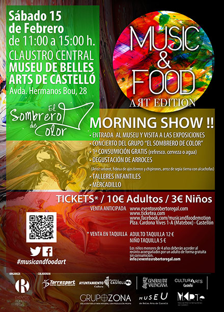 ¡Y ya van tres! Arranca Music & Food - ART Edition!