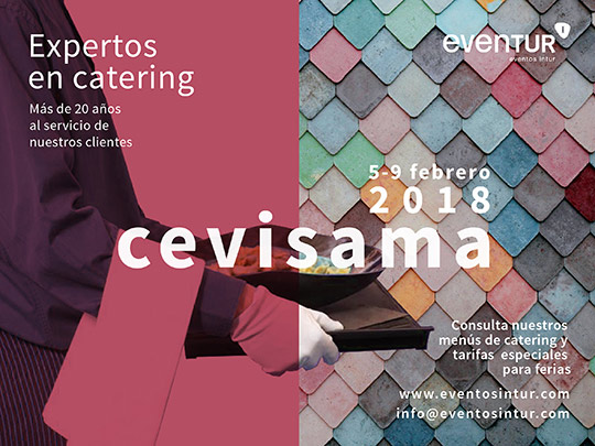 El servicio integral de catering de Eventur en Cevisama 2018 El servicio integral de catering de Eventur en Cevisama 2018