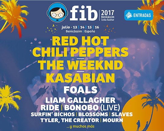 Kasabian, nuevo cabeza de cartel del FIB 2017