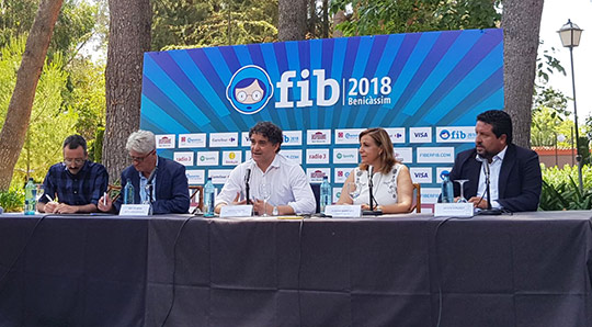 Presentación del Festival Internacional de Benicàssim, FIB 2018