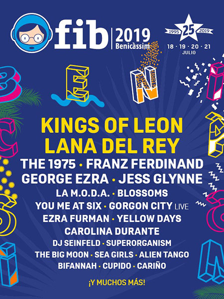 Kings of Leon, nuevo cabeza de cartel para el FIB 2019