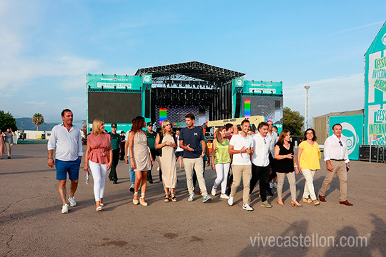 Visita institucional a las instalaciones del FIB en Benicàssim