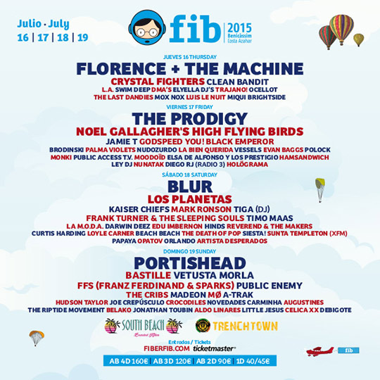 Más nombres para el FIB 2015