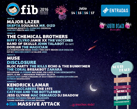 Echo & The Bunnymen, Dorian, Tributo a Bowie y muchos más en el FIB 2016