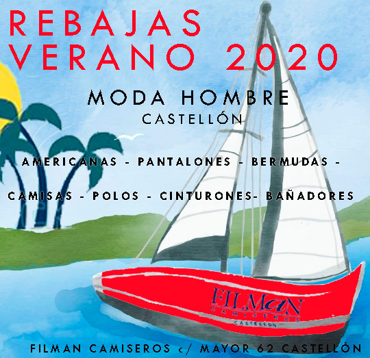 Rebajas de verano en moda hombre en Filman Camiseros Castellón noticia  comercial Noticias Castellón y provincia