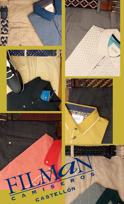 Polos y pantalones de algodón
