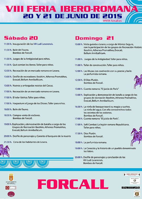   VIII Feria íbero-romana de Forcall, 20 y 21 de junio