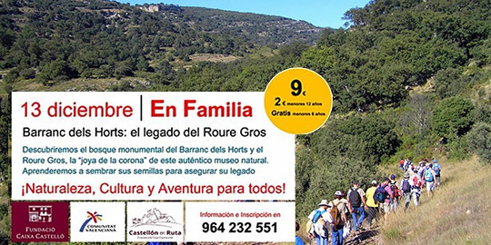 Castellón en ruta en el  Barranc dels Horts