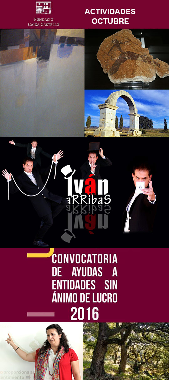 Fundación Caja Castellón: actividades OCTUBRE Fundación Caja Castellón: actividades OCTUBRE