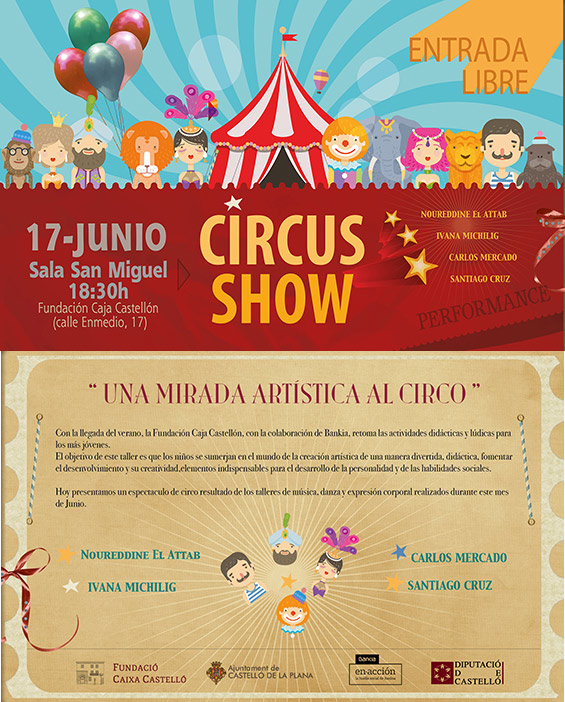 Circus Show en la Fundación Caja Castellón