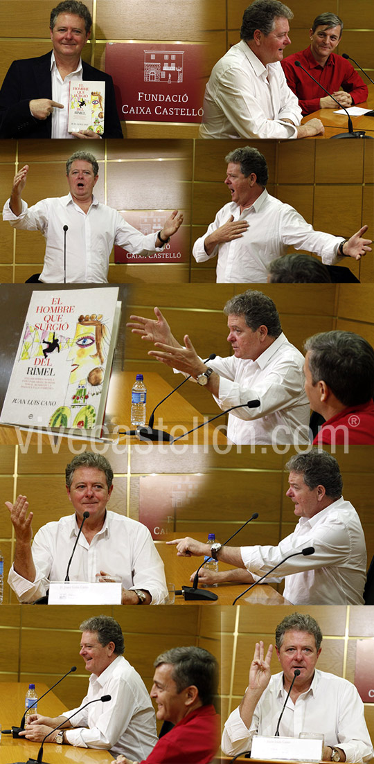 Presentación del libro de Juan Luis Cano en la Fundación Caja Castellón