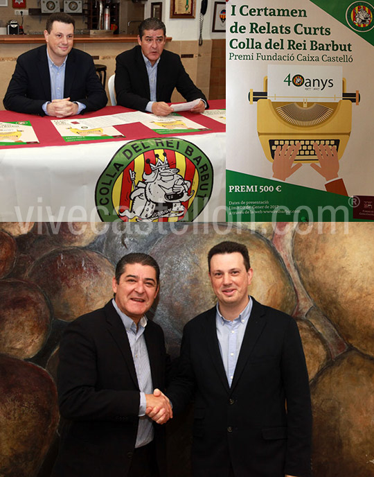 Presentación del nuevo Certamen de Relatos Cortos Colla del Rei barbut - Premio Fundación Caja Castellón Presentación del nuevo Certamen de Relatos Cortos Colla del Rei barbut - Premio Fundación Caja Castellón