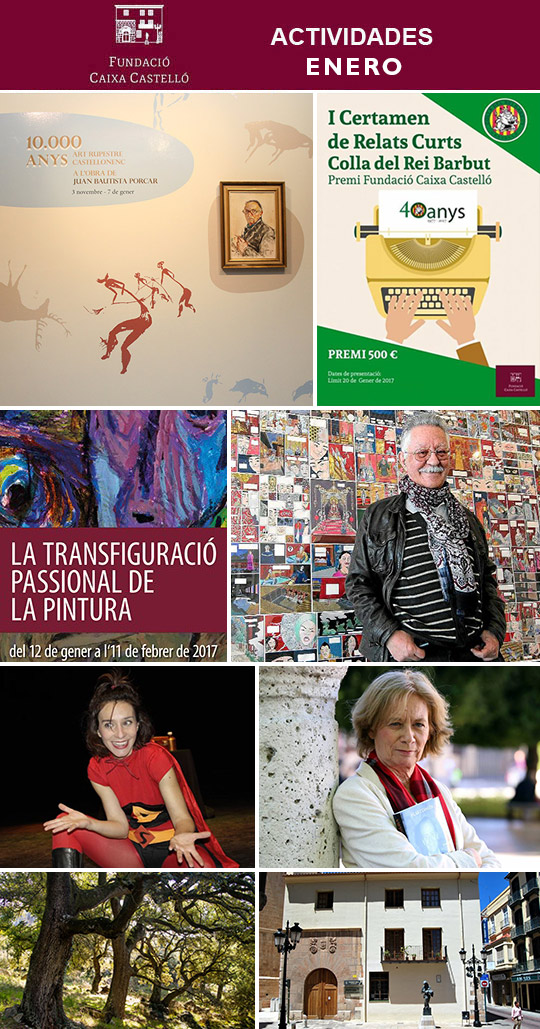 Fundación Caja Castellón: actividades enero Fundación Caja Castellón: actividades enero