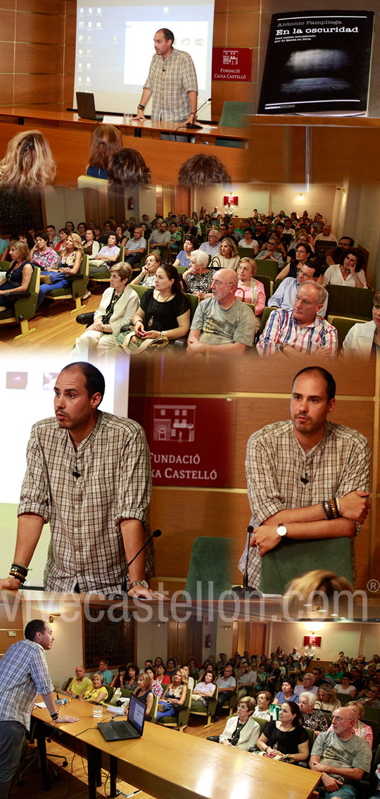 Charla del periodista Antonio Pampliega en la Fundación Caja Castellón 