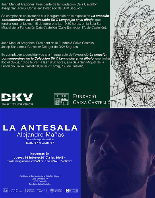 Muestra de la colección DKV e inauguración de  La antesala de Alejandro Mañas