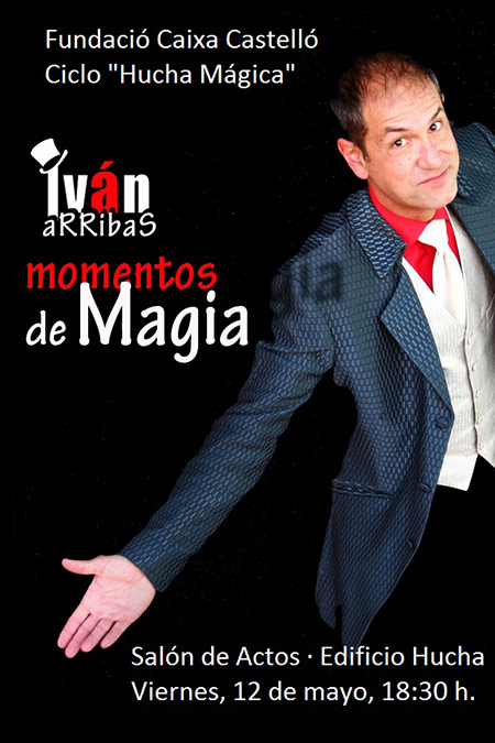 Momentos de magia con Iván Arribas en la Fundación Caja Castellón