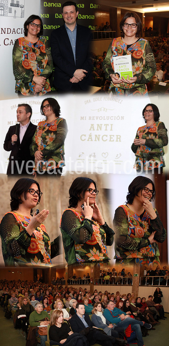 La doctora Odile Fernández narra su experiencia de superación del cáncer en la Fundación Caja Castellón