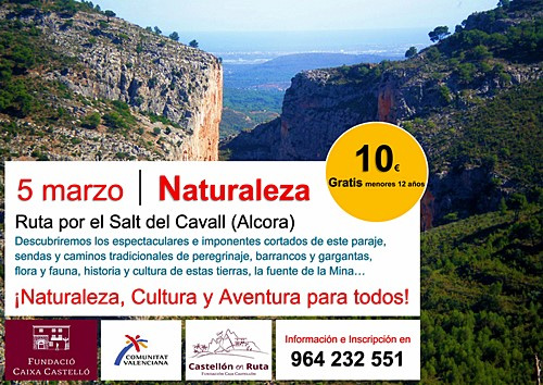 Ruta por el Salt del Cavall en Alcora