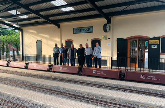Presentación del tren renovado en la Asociación del Ferrocarril de Farja Presentación del tren renovado en la Asociación del Ferrocarril de Farja