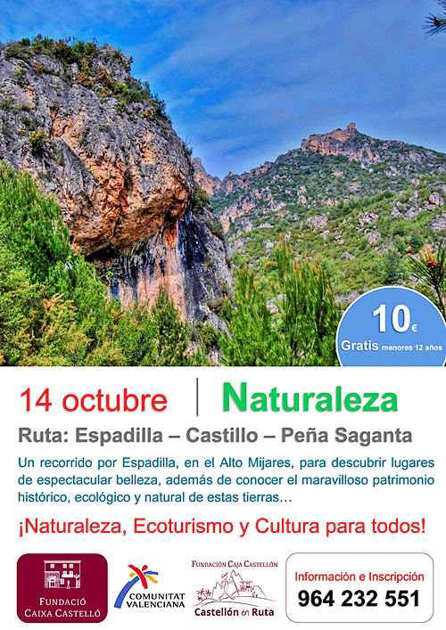 Espadilla – Castillo – Peña Saganta, ciclo Castellón en ruta