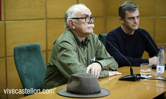 Eudald Carbonell, vicepresidente de Atapuerca, en la Fundación Caja Castellón