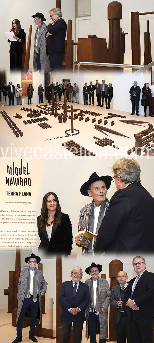 Inauguración exposición de Miquel Navarro, Terra Plana