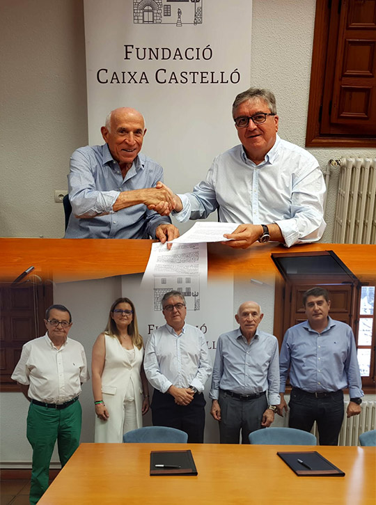 Fundació Caixa Castelló firma un convenio con la Asociación Española contra el Cáncer (AECC) para el uso de un local en Almassora