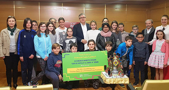 Entrega del Premio Fundación Caja Castellón del XVI Concurso infantil de maquetas de la A.C. Gaiata 15 “Sequiol”
