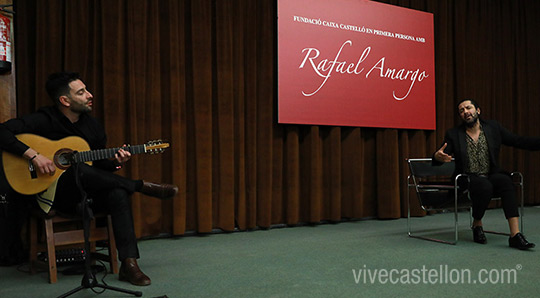 Charla-coloquio con Rafael Amargo en la Fundación Caja Castellón