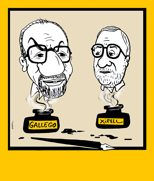 Dos referentes de la viñeta gráfica en coloquio en la sala San Miguel Viñetas cruzadas: Gallego y Xipell en diálogo