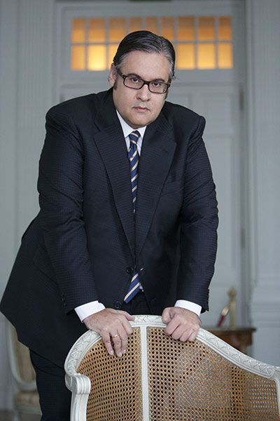 El escritor Juan Manuel de Prada, el miércoles en la Fundación Caja Castellón
