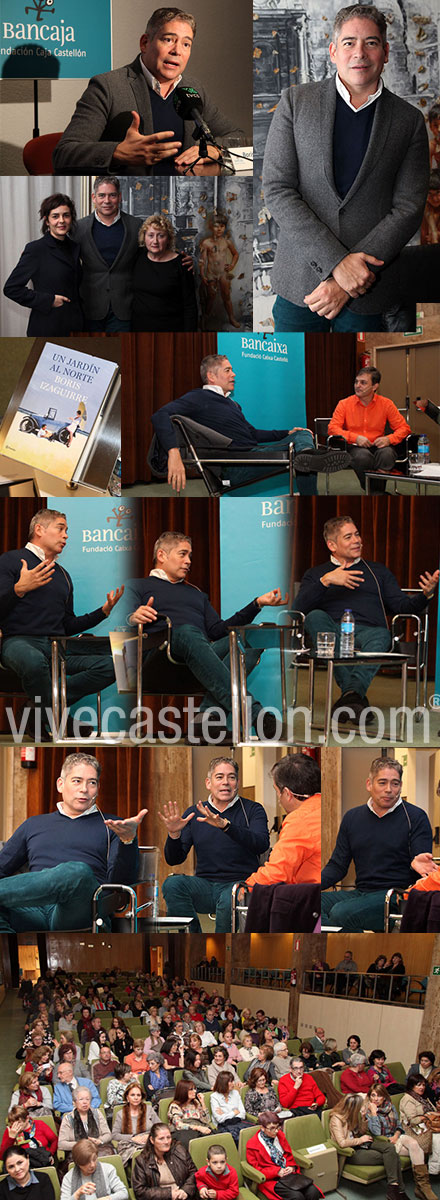 Boris Izaguirre en la Fundación Caja Castellón
