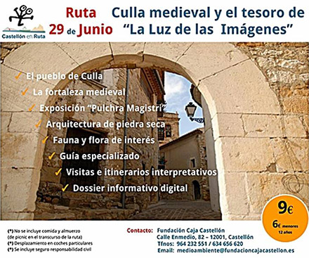Próxima salida de Castellón en ruta. Excursiones para familias y grupos