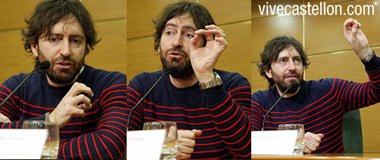 Daniel Sánchez Arévalo en la Fundación Caja Castellón Daniel Sánchez Arévalo en la Fundación Caja Castellón