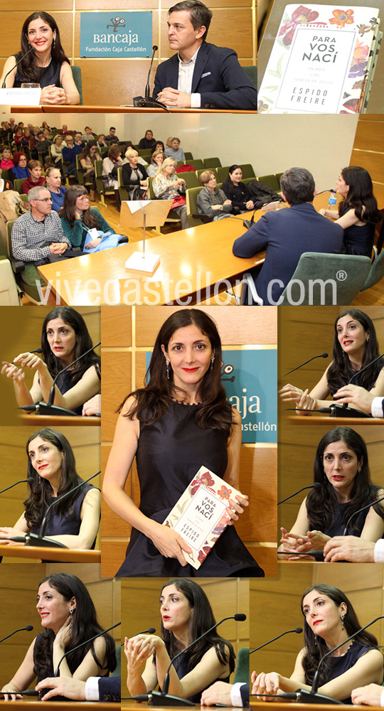 Espido Freire en la Fundación Caja Castellón