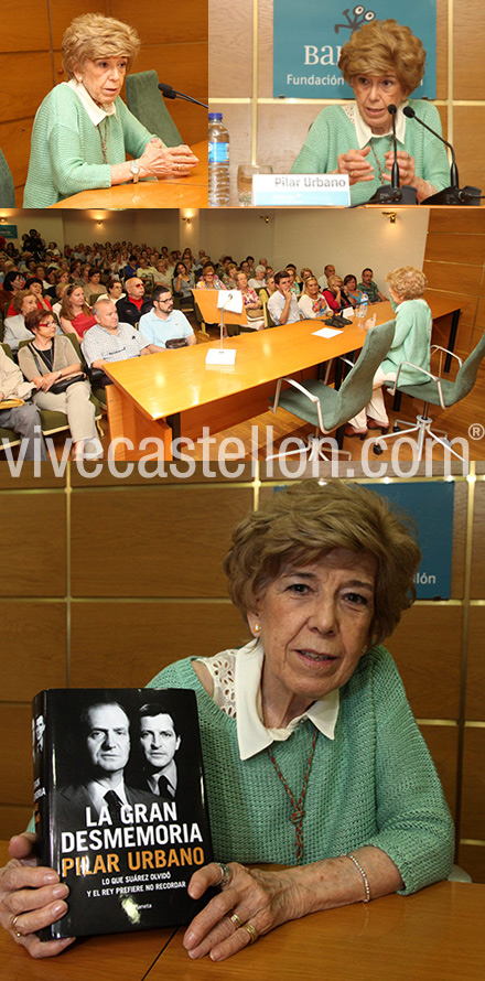 Charla-coloquio La gran desmemoria de Pilar Urbano en la Fundación Caja Castellón