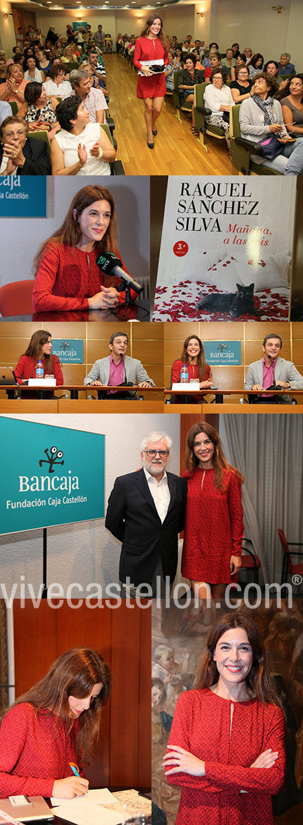 La periodista Raquel Sánchez Silva en la Fundación Caja Castellón